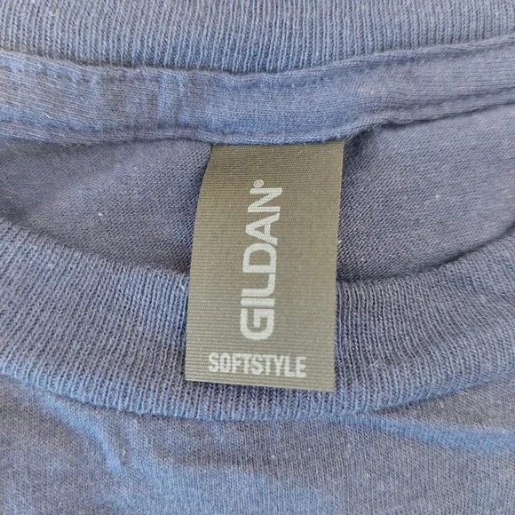 Dallas Cowboys Football T Shirt Mens XL Navy Blue Gildan Softstyle Athletic NWOt - Picture 4 of 7